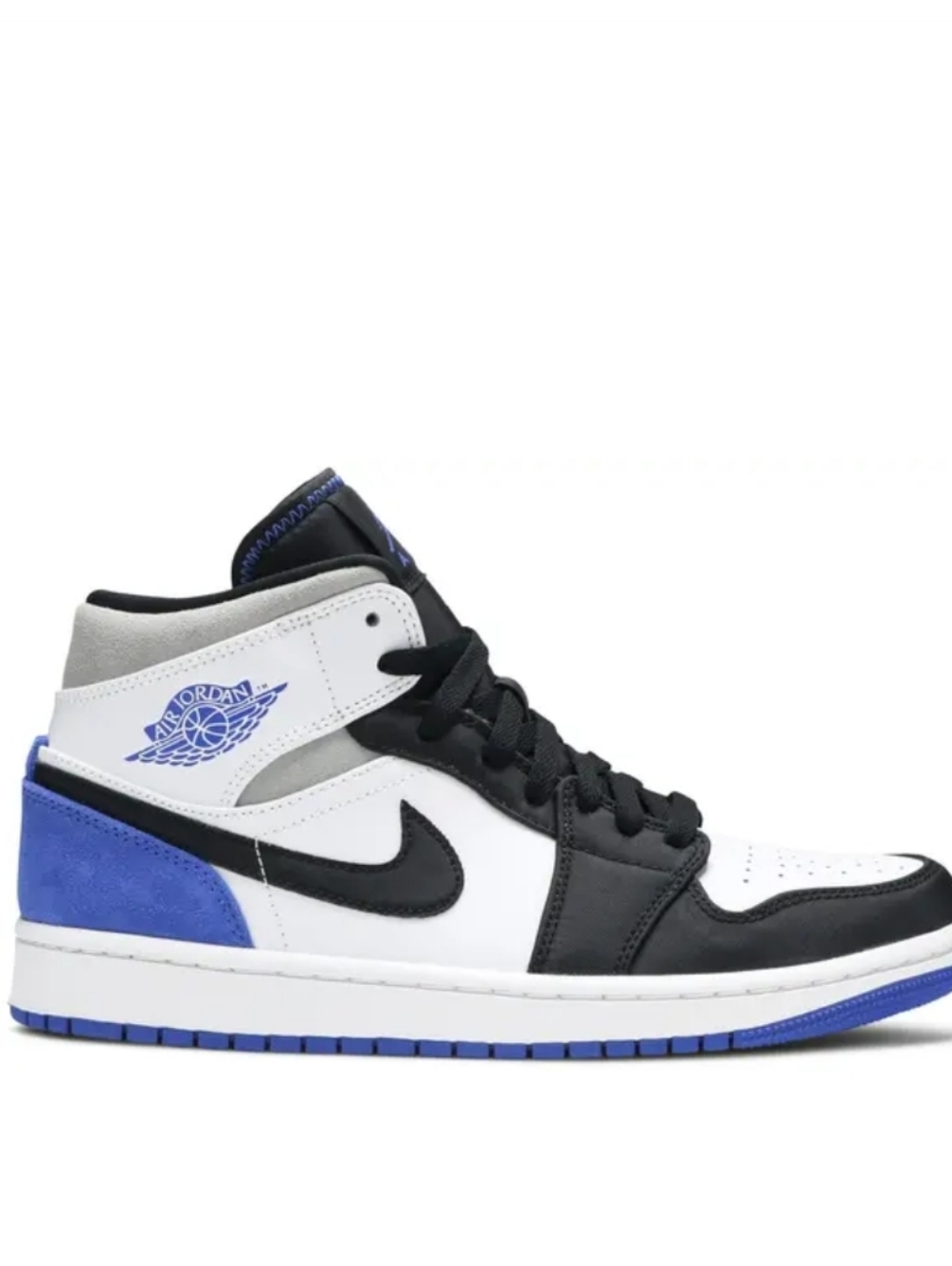Jordan Air Jordan 1 Mid SE 'Royal Black Toe' - Black/White/Royal